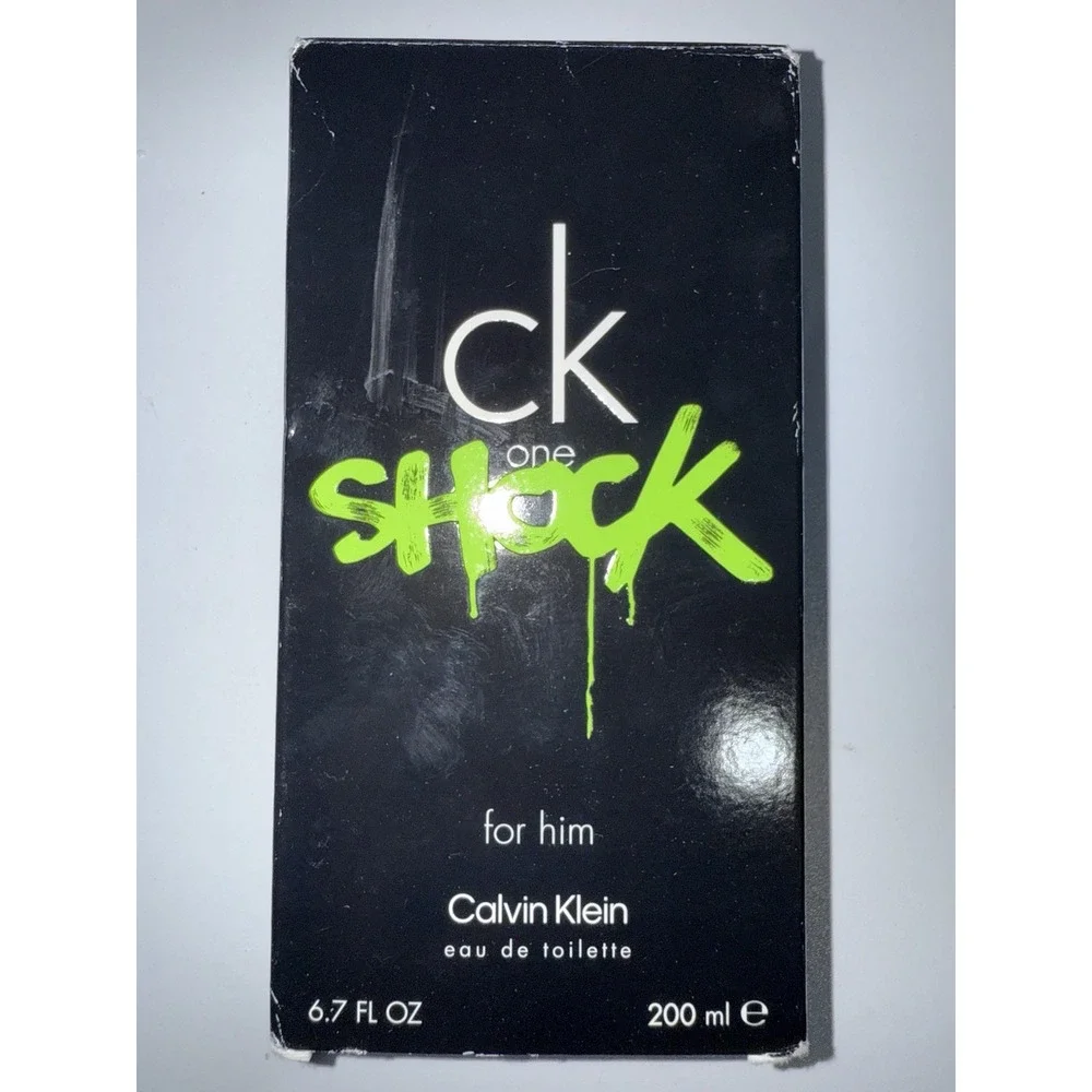 Ck One Shock for Him by Calvin Klein 6.7 oz EDT Cologne‎ for Men New In Box Y